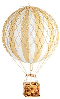 Autentici modelle Viaggi Palloncino Sfera Bianco Chiaro & Avorio (18cm) Decorazione Compleanno