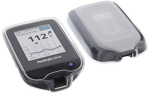 foto-kontor Étui Compatible avec Abbott Freestyle Libre 2 Sac Protection TPU en Caoutchouc Transparent