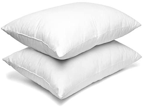 MH Home Pillows 2 Pack, Soft Support Bounce To Back Hotel Quality Extra Filling Bed Designed For Front, Side And Sleeper, Body