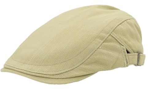 KeepSa Herren Newsboy Schiebermütze Flatcap Gatsby Ivy Cap | Baumwolle Barett Tellermütze Schlägermütze Schirmmützen Hut Sommer Atmungsaktiv Verstellbare Vintage Cabbie Cap