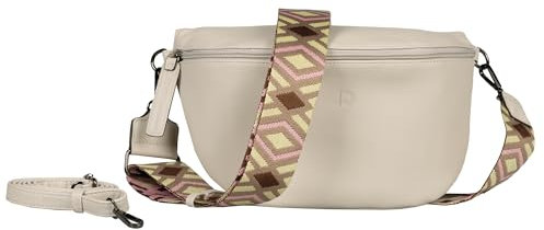 TOM TAILOR Denim Mena Damen Umhängetasche Crossbody Bag Mittelgroß Weiß