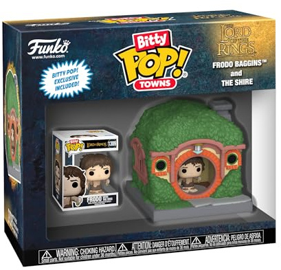 Funko Bitty POP! Town: The Lord of the Rings - Frodo Baggins & The Shire - Collectable Vinyl Figure - Gift Idea - Official Merchandise - Toys For Kids & Adults - Model Figure for Collectors