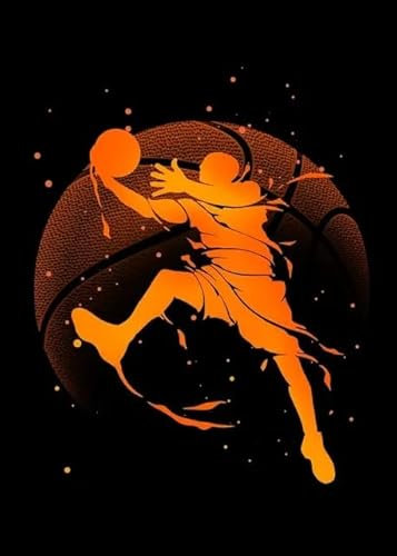 SHUYINGHENGXIE Basketball Sport Player Poster Leinwand Malerei moderne Wandkunst Bilder für Wohnzimmer Jungen Home Decoration Geschenk Kein Rahmen-A_30x40cm