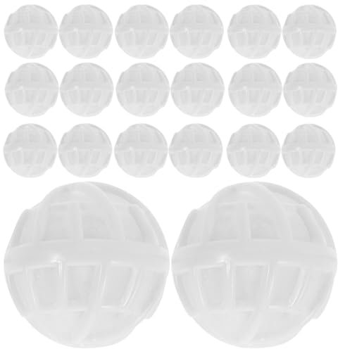 Toddmomy 20pcs Aquarium Fish Tank Filter Media Balls Filter Supplies Compact Bio-balls for Biological Filtration Aquarium Accessories