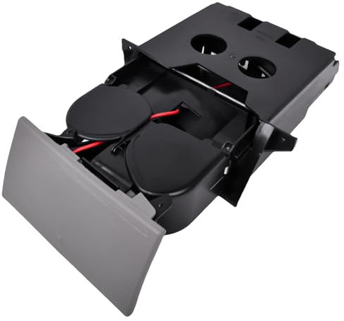 Dixhills Armaturenbrett Getränkehalter Geeignet für Rechtslenker, Aschenbecher Münzhalter Baugruppe, Trinkwasser Becherhalter Ersatz für Transporter T5 Autozubehör Teil# 7H285860130T