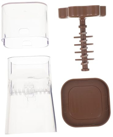 FUNNETOYU Trituradora Manual de Nueces y Chocolate Café, Picadora Plástica Compacta, Práctica y Ligera, Adecuado para Cocina Doméstica y Triturar Frutos Secos