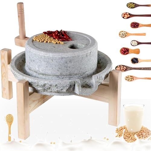 Molinillo manual de grano para trigo, maíz, cebada y especias, perfecto para uso doméstico y harina fresca
