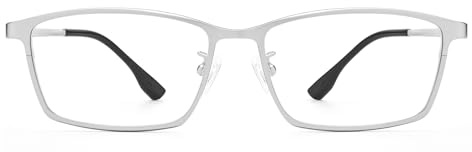 Dollger Blaufilter Brille Titan Leichtgewicht für Männer und Frauen, TAC Blaulichtfilter Brillen Blaulichtschutz, Leichte Sehhilfe für Computer, Gamer, Büro