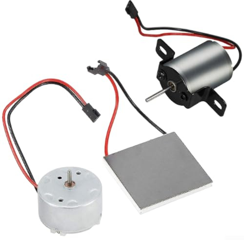 Qualoramall Kit de reparación de ventilador de chimenea compatible con motor de generador termoeléctrico con construcción de metal y bobinado de cobre puro para uso en chimenea