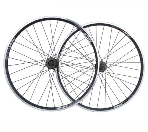 Juego De Ruedas MTB 26 Disco/Freno En V llanta De Bicicleta De Montaña Aleación De Aluminio Llanta 32H QR Hub Ruedas Delanteras Y Traseras, For 7-10 Velocidad Cassette