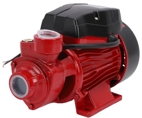 Garosa Centrifugal Clean 35m High Lift, 50L/min for Lawn | Cast Iron & Aluminum Housing, 1 Inch NPT Inlet/outlet, Knob Design for Easy Filling, Compatible with Garden Sprinkler and