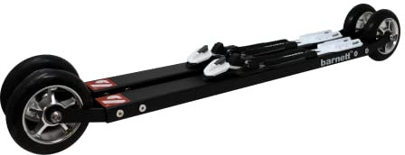 BARNETT RSE-610 Skating Skiroller Schwarz - Initiation, Training und Wettkampf - montiert mit Bindungen (NNN 36-40)