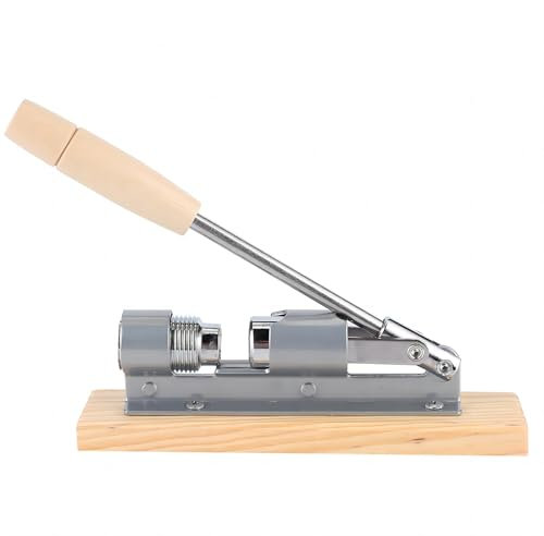 VIFERR Schiaccianoci retrò Schiaccianoci Manuale in Acciaio Inox Strumento di Apertura per Noci Cracker con Funzione Leva per Castagne Nocciole Mandorle Macadamia