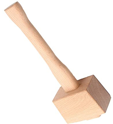 Wooden Mallet Multipurpose Ice Mallet Expert Beech Wood Mallet for Wooden Tapping Tool