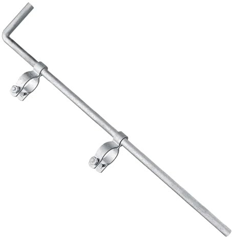 Amoskey 1-5/8*32 Gate Drop Rod, Gate Cane Bolt for Chain Link Fence,Chain Link Fence Parts Gate Drop Rod,Heavy Duty Gate Drop Rod for Single or Double Gate…