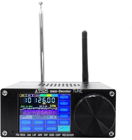 iFutniew 4.17 Air ATS25 Max Decoder Full Band Radio Receiver FM RDS AM LW MW SW SSB DSP Receiver Support 6.1 cm Touchscreen