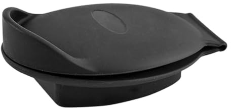 Alipis Silikon Austernhalterklemme zum Öffnen von Schalen, Schwarz | Ergonomischer Handclip für Muscheln, Leicht und Kompakt, Geeignet für Party und Picknick, Schwarz