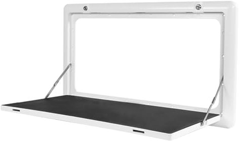 Wohnmobiltische, Seitlich Montierte Tischplatte, Hubtisch Wohnwagen, Campingtisch, Wandtisch Klappbar, for Wohnwagen(Wit)