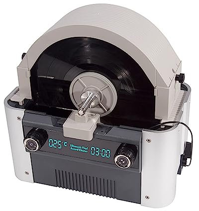 LZDOYY 6L Professional Digital Ultrasonic Cleaner Ultrasonic Record Cleaner Record CD 49kHZ 240W with Timer and Heater Record Holder & Drain Pipe for Industrial Accessories