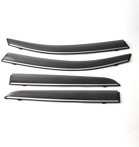 Car Windabweiser Seitenfenster-Visier Für Ford Für Fiesta Für Limousine 2010–2018, Wetterschutz, Sonnen- Und Regenabweiser Auto Seitenfensterabweiser