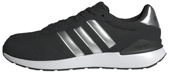 adidas Women's Run 60s 4.0 Shoes, Core Black/Silver Metallic/Cloud White, 7.5 UK
