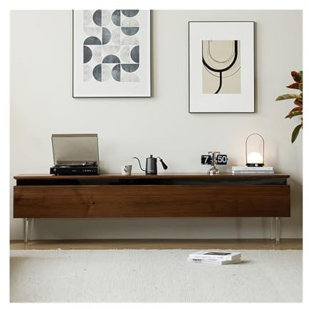 Mesa de TV Mueble de TV de almacenamiento de gran capacidad, mueble for sala de estar, moderno, sencillo, pequeño, con puerta abatible for apartamento, mueble de TV de registro Mueble para Salón