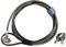 jdstty Câble antivol robuste pour ordinateur portable avec trou de 6 x 2,5 mm