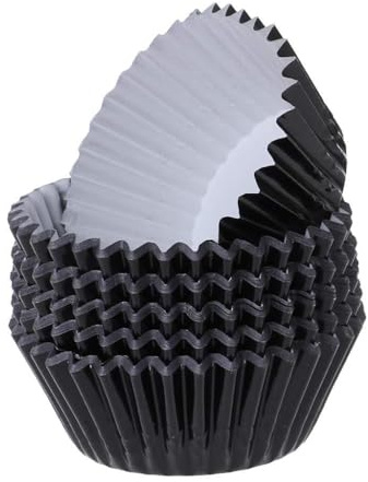 100 pirottini di carta per cupcake, in alluminio, per muffin e cupcake