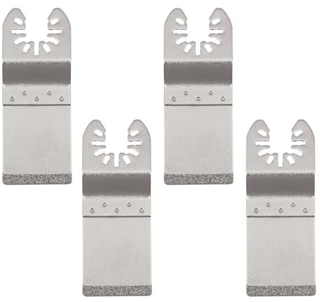 TRACOMPAN Lot de 4 lames diamant multi-outils pour enlever les joints de carrelage, mortier, briques, béton, bois et travail du bois