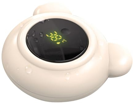 Thermomètres De Bain pour Bébé - Gauge d'eau du Bain pour Les Tout-Petits, Thermomètre Numérique Flottant Sûr | Gadget Pédiatrique Portable, Outil De en Silicone Doux, Lecture Précise, Moniteur D