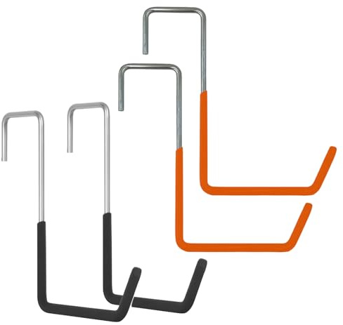 Ganci in metallo – robusti ganci sopra la porta, supporti in corda resistente, design resistente alla ruggine, costruzione sicura, opzione portatile da appendere per piante, scale, cesti