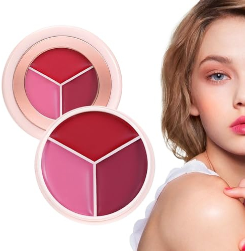 Fard à Joues en Crème Pour Le Visage En Crème À Intensité Modulable | Baume Pour Les Lèvres Et Les Joues Pour Femmes Amie Copine Sœur Et