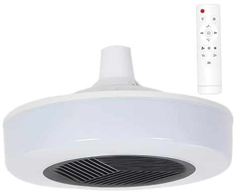 CAKEEYUM Bathroom Heater Fan Light Combo, Ceiling LED Lights with Built-in Heater, Bathroom Ceiling Light Heating Fan Includes Remote Control for Home Combo, LED