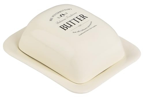BUTLERS Butterdose Steingut - MRS. WINTERBOTTOM'S - Vintage-Design