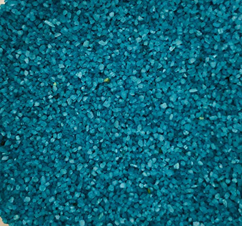 Rhinestone Paradise Dekosand türkis 600g Quarzsand Deko Sand Streusand Streudeko türkiser Sand Streusand Tischdeko Dekorationssand
