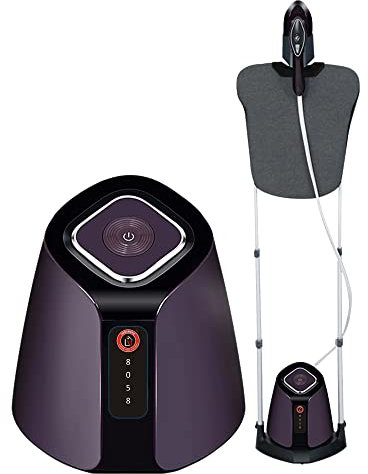 Herzberg HG8058 - Alambre vertical para vapor, con estación de planchado 4.5 bar