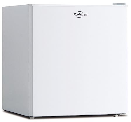 Koolatron Refrigerator - Mini Fridge With Freezer For Kitchen, Bedroom, office, Dorms, Cool Storage For Wine, Beverages, Compact Free Standing, Neveras Pequeñpara, 1.7 Cubic Feet Capacity, White