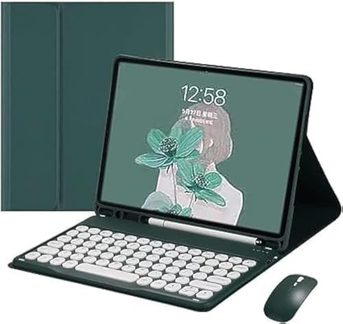 PboyiqiS Keyboard Case for Galaxy Tab S10 Lite/S10 FE/S9 FE /S9, Teal