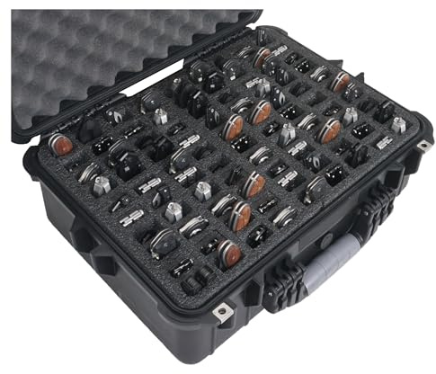 Case Club Estuche Plegable para 90 Cuchillos – Estuche rígido de Viaje y Almacenamiento Que se Adapta a una Variedad de Cuchillos Plegables, Cuchillos del ejército Suizo, Cuchillos de Mariposa y más