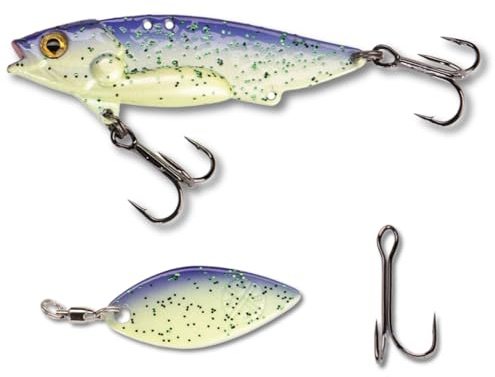 LMAB Techno Vibe - Vibration Bait - 3 Größen, Zikade, Blade Bait, Lipless Crankbait, Angelköder zum Raubfischangeln, Angel Köder für Zander & Barsch, Zikaden