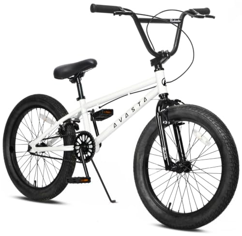 AVASTA Rubato 18 20 inch Freestyle BMX Bicycle Kids Bike for Boys Girls and Beginner-Level, Multiple Colors