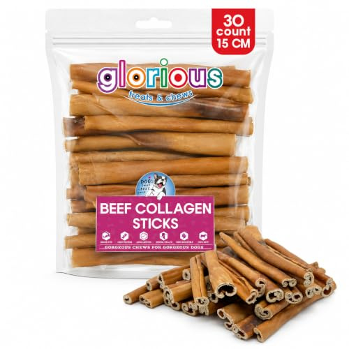 Glorious Treats and Chews - High-Protein Natural Beef Collagen Dog Chews, Long-Lasting, Single Ingredient Treat for Dental Health & Digestive Wellness
