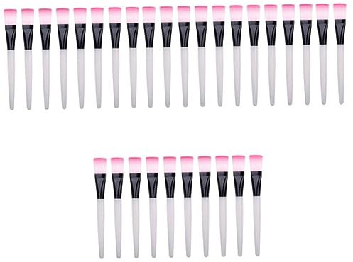 Ipetboom 30stücke Teiliges Mini Gesichtsmaske Pinsel Mit Klarem Plastikgriff Weiche Nylonborsten Für Mühelose Anwendung Von Für Kosmetik Und Beauty-anwendungen