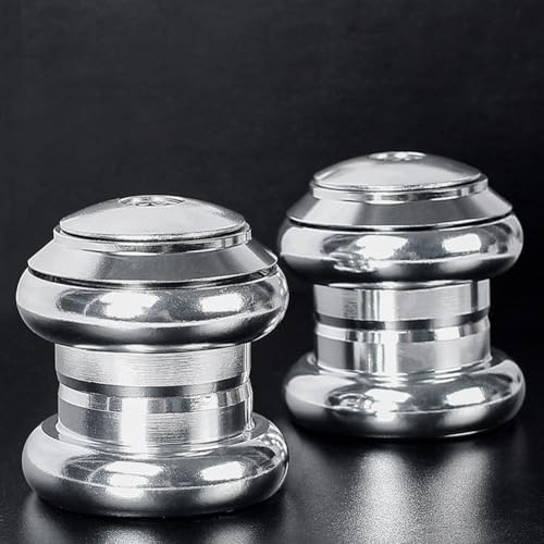 Kit de roulements pour casque de vélo, VTT, vélo de route, roulement externe scellé, 34 mm, casque de vélo sans filetage (argenté)