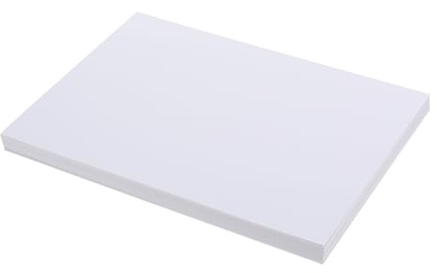 VILLFUL Hochglänzendes Fotopapier für Drucker Doppelseitig Bedruckbar Weiß 100 Blatt Standardformat für Farbintensiven Fotodruck und Magazine