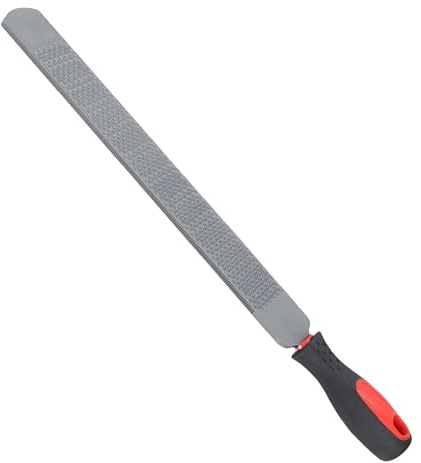 Sionhiuo de herrador, escofina para cascos | de escofina para herrador de doble cara de acero al carbono con mango de goma | de escofina para herrador, escofina de cabra, de pezuñas de cerdo para