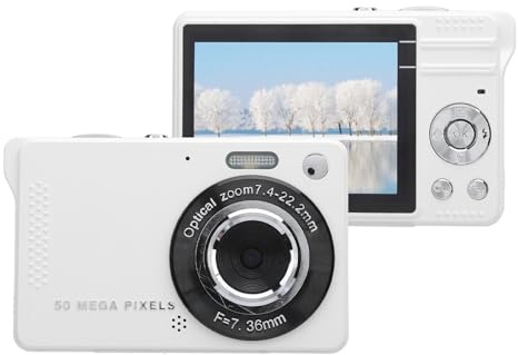 Digitalkamera für Kinder, 1080P FHD Kamera mit Fülllicht, 2,8-Zoll Bildschirm, 16-facher Digitalzoom, Vintage Retro-CCD Kamera für Teenager, Jungen, Mädchen, Senioren,