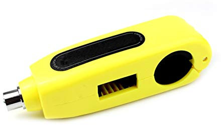 GBZIJIE Motorradschloss,Motorrad Schloss Universalmotorrad Lenkerschloss Motorrad-Roller Bremse Gasgriff Anti-Diebstahl-Schlösser Fahrrad-Lenkerschloss(Yellow)