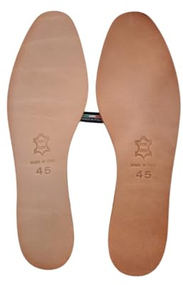 EcoPrice® - 3 Paia di Solette in vera pelle assorbi odore - made in Italy (45)