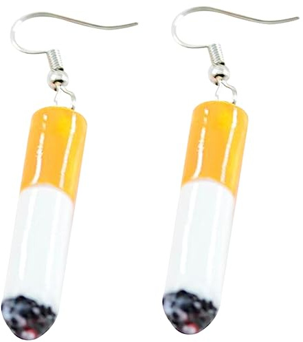 Veemoon Pendientes Colgantes de Colilla de Creativos para Mujer, Diseño Simulado, y Hipoalergénicos, Ideales para Fiestas, Citas y Uso Diario